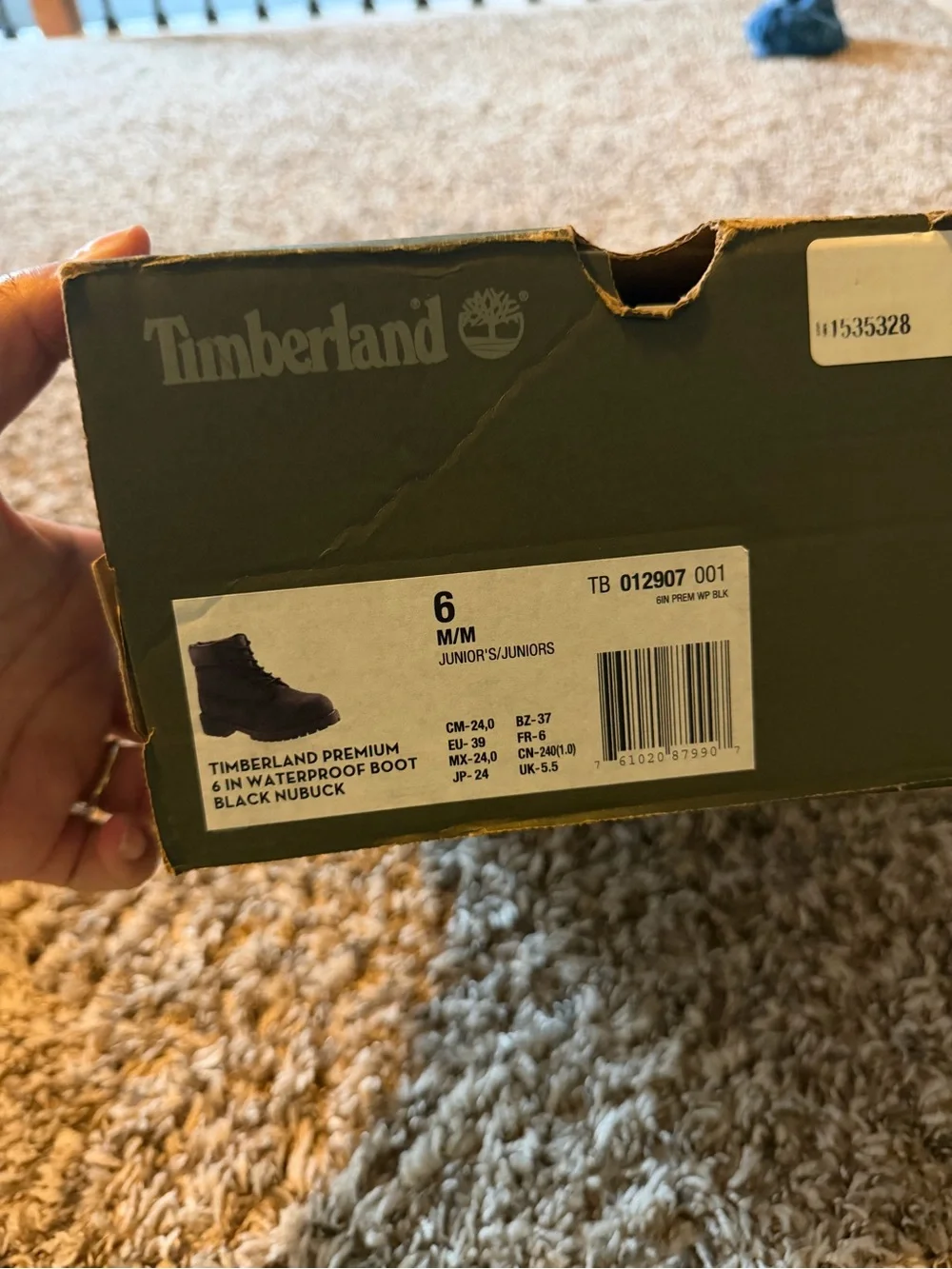 Black Timberland Boots